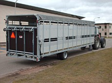 Koeienwagen met Aluminium wanden